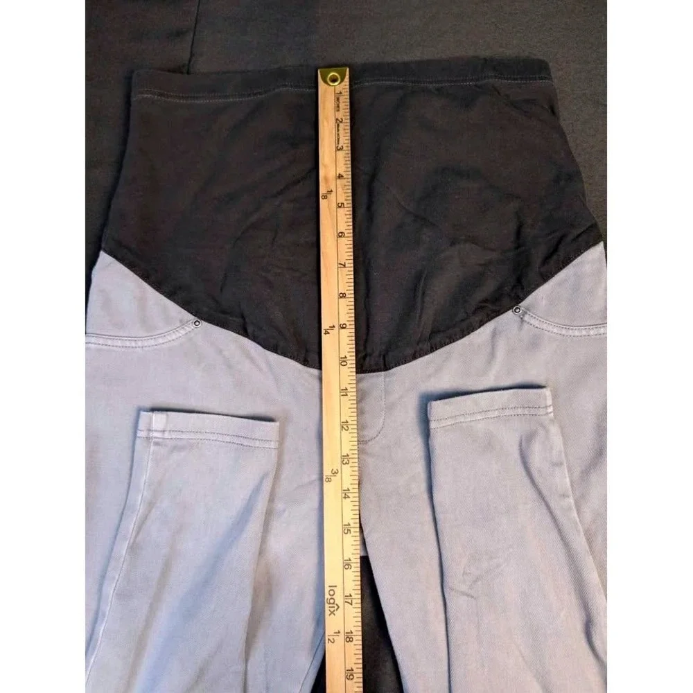 Time and Tru ~ Full Panel Maternity Skinny Jeans ~ Size‎ M 8-10 ~ Grey Denim